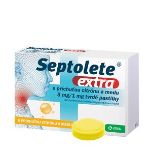 Septolete Extra Citrón A Med 16 Pastiliek | Internetová Lekáreň MAGISTER.sk